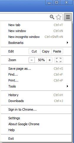 Chrome Zoom